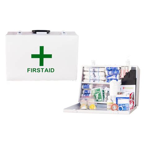 metal box first aid kit|government regulation first aid kit.